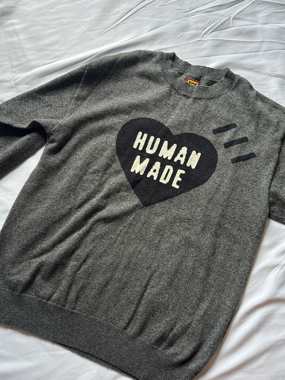Human Made Gray Crewneck Sweater
